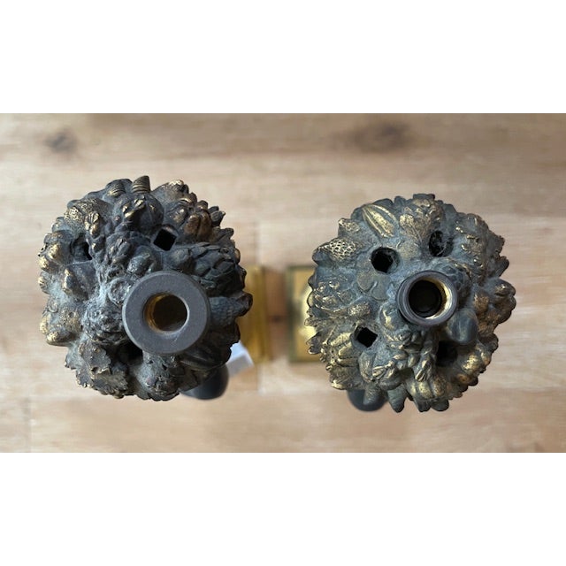 Late 19th Century Empire Style Candelabras- a Pair For Sale In Providence - Image 6 of 6