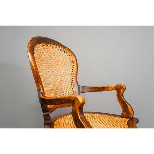 Antique Biedermeier Chair in Wood, 1800s For Sale - Image 9 of 16