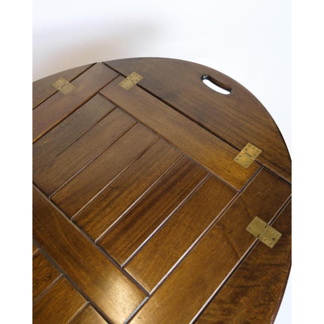 1960s Danish Butler Table in Mahogany, 1960s For Sale - Image 5 of 18