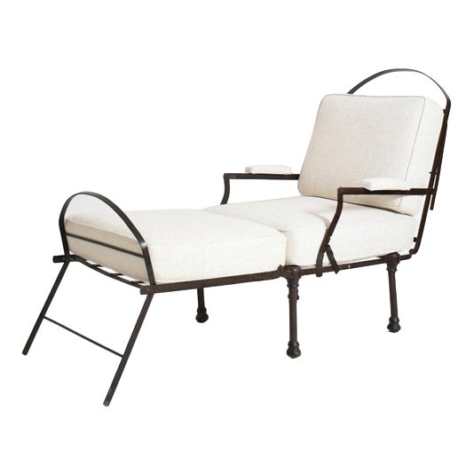 19th Century Officer's Chaise Lounge For Sale