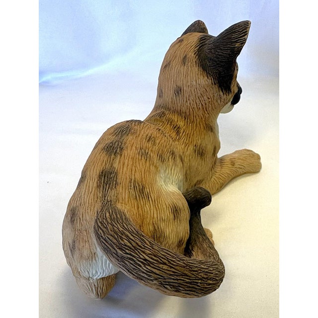 Ceramic Vintage C1991 Lenox Smithsonian Institution 'Florida Panther Cub' Porcelain Figure For Sale - Image 7 of 13
