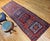 Antique Northwest Persian Runner Rug, Hand-Knotted Wool, Geometric Medallions Pattern, 3x10, Blue & Red For Sale In Chicago - Image 6 of 15