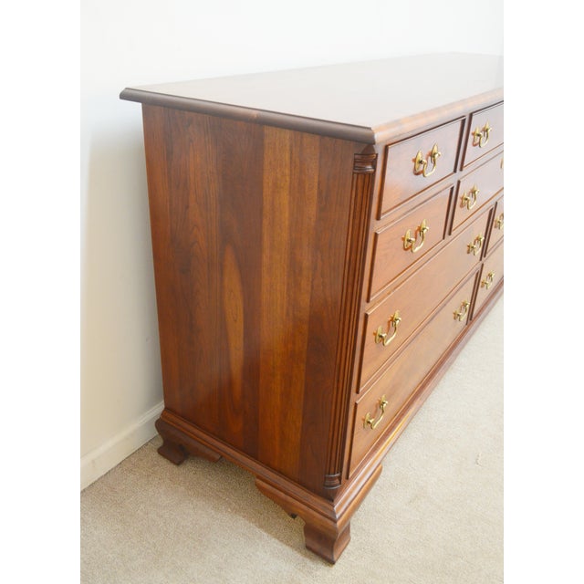 Late 20th Century Stickley Cherry Dresser For Sale - Image 5 of 11