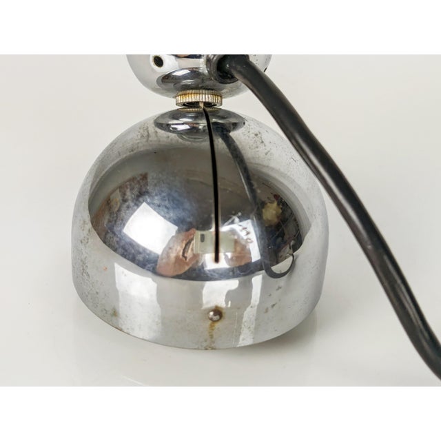 1960s Small Pollux Table Lamp in Chrome-Plated Metal by Ingo Maurer for M Design, 1960s For Sale - Image 5 of 11
