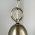 Mid-Century Modern Italian Opaline Glass and Metal Pendants, 1960s, Set of 2 For Sale - Image 11 of 15