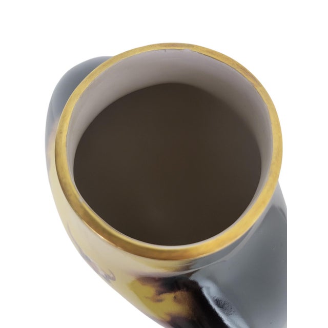 Black Buck McCain “Prayer to the Healing Spirit” Vase – Franklin Mint Native American Art W/ Stand For Sale - Image 8 of 8