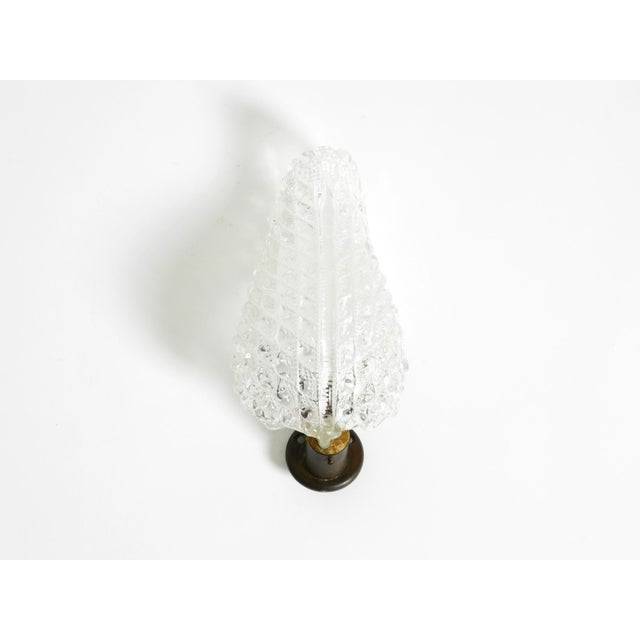 Italian Murano Glass Wall Lamp in the Shape of a Leaf from Barovier & Toso, 1960s For Sale - Image 14 of 14