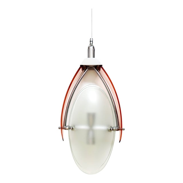 Two-Lights Pendant from Cristal Arte For Sale