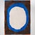 Blue oval with a white center on a brown ground. Medium: Aquagravure. Signed and dated Bogart '99 lower right. Framed...