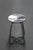 Minimalist Chrome Metal Round Bar Stool, France, 1980s For Sale - Image 11 of 14
