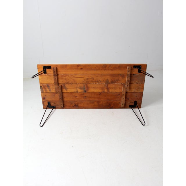 Mid Century Backgammon Game Table Coffee Table For Sale - Image 9 of 12