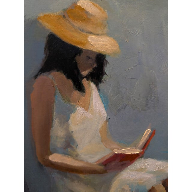 Good Book - Oil on Board 12x16" For Sale - Image 4 of 4