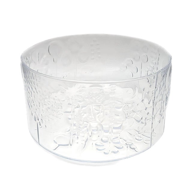 Iittala 1970s Iittala "Flora" Medium Sized Glass Bowl Designed by Oiva Toikka For Sale - Image 4 of 8
