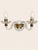 Metal Mid-Century Murano Glass & Brass Two-Arm Wall Sconces, 1960s, Set of 2 For Sale - Image 7 of 7