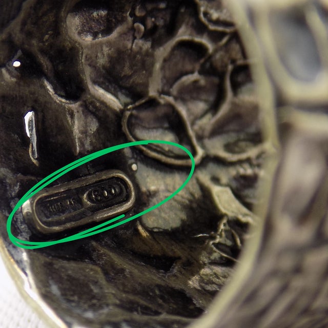 1970s Vintage Italian Handmade Genuine Silver 800 Water Well Dollhouse Miniature Figurine For Sale - Image 5 of 8