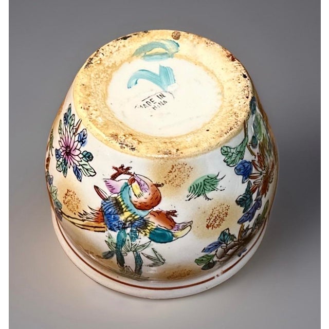 Mid 20th Century Chinese White Flora Fauna Koi Fish Planter For Sale - Image 9 of 9