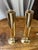 Tubular Candlesticks and Bud Vases in Brass, 1950s, Set of 5 For Sale - Image 9 of 15