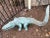 Metal 1980s Vintage Bronze Crocodile Statue For Sale - Image 7 of 7