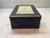 Up for sale is a gorgeous vintage Blue and Beige Shagreen box with gold accents and a wood interior. Similar in style to...