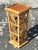 Vintage Coastal Woven Rattan Pedestal For Sale - Image 4 of 6