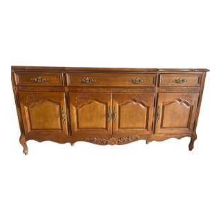 1980s Thomasville Fisher Park Buffet Table For Sale