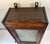 Antique Primitive Wall Cabinet With Patterned Glass Door For Sale - Image 9 of 11