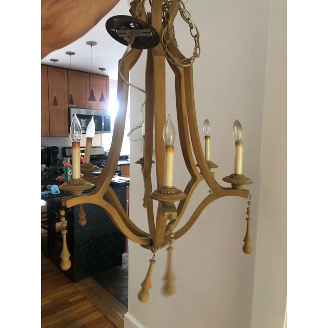 Traditional 2000s Currey & Company Simplicity Chandelier For Sale - Image 3 of 9