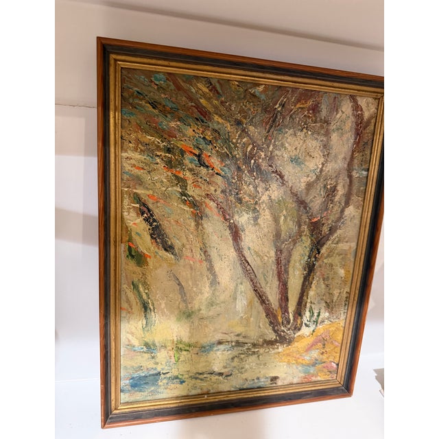 A Vintage Landscape Painting by Artist, Eleanor Mohr Hill For Sale In Houston - Image 6 of 8
