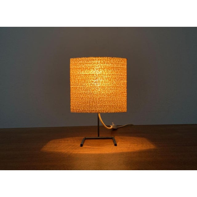 Beige Mid-Century Minimalist Table Lamp, 1960s For Sale - Image 8 of 18