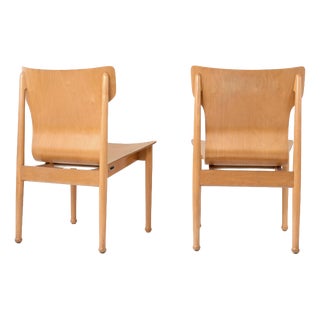 Stacking Chairs by Peter Hvidt and Orla Mølgaard-Nielsen for Portex, Denmark, 1944, Set of 2 For Sale