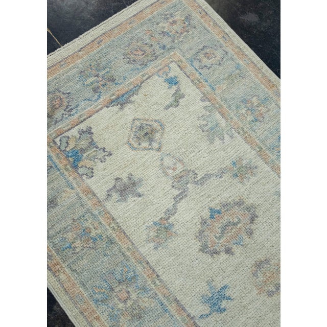 Early 21st Century Turkish Oushak Runner Rug 2'11" x 14'3" #17737 For Sale - Image 5 of 8