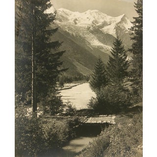 Vintage 1950 French Alps Photograph For Sale