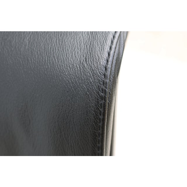 Steelcase Think Ergonomic Executive Desk Chair in Black Leather, Fully Adjustable For Sale - Image 16 of 18