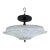 Vintage Deco Sunflower Semi Flush Fixture For Sale