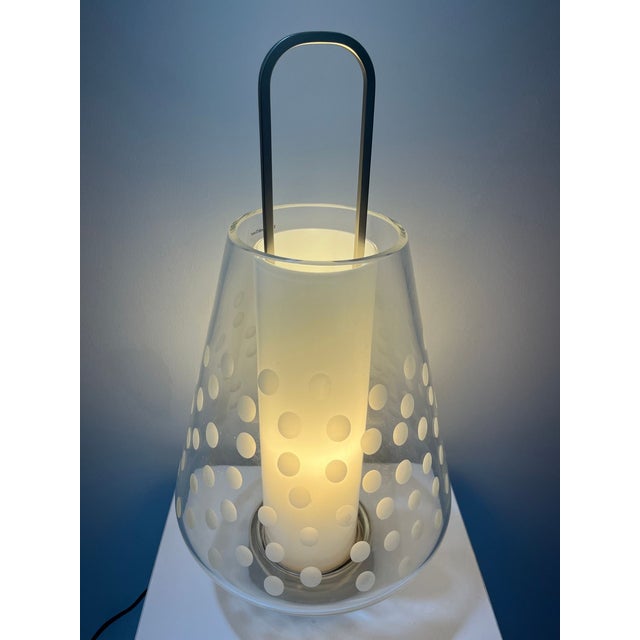 Traditional Beautiful Murano Glass Table Lamp by Barovier Toso For Sale - Image 3 of 7