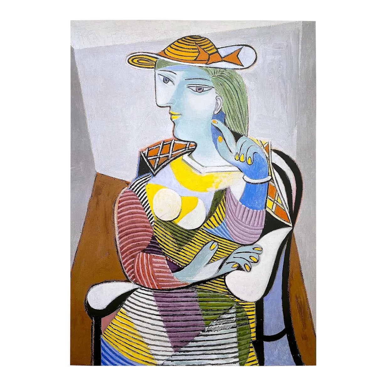 Pablo Picasso Cubist Offset Lithograph Print French Museum Poster ...