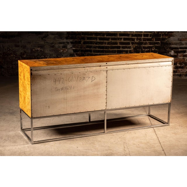 1960s Mid Century Modern "Flair" Burl Credenza by Bernhardt For Sale - Image 5 of 9