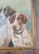 Early 20th Century 20th Century American Oil on Wood Panel Painting of Two Pointer Hunting Dogs For Sale - Image 5 of 11