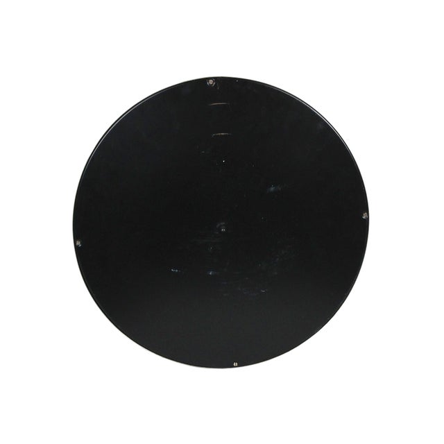 1970s Nickel-Plated Brass & Black Metal Narcisso Mirror by Sergio Mazza for Artemide, 1970s For Sale - Image 5 of 8