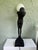 Late 20th Century Large Art Deco Revival Nude Woman Figural Table Lamp For Sale - Image 10 of 10