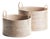 Burma Rattan Hampers With Handles, Set Of 2 For Sale