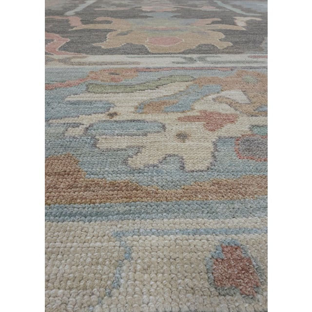 Early 21st Century Square Turkish Oushak Rug 12'3" x 12'10" For Sale - Image 5 of 8
