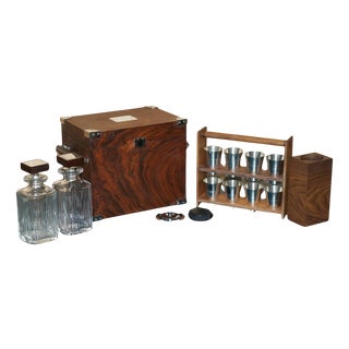 Sterling Silver Viscount Gentleman's Shooting Compendium from David Linley, Set of 15 For Sale