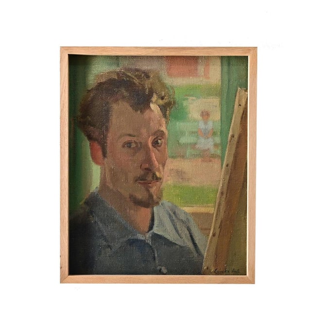 Vintage Belgian Oil on Canvas Signed Luyckx For Sale - Image 9 of 9