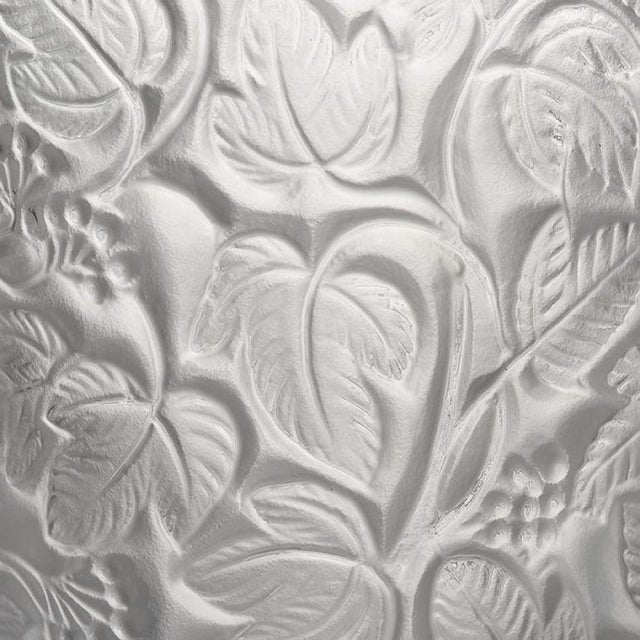 French Lalique Deauville Crystal Vase For Sale - Image 3 of 5