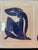 Henri Matisse Matisse Postcard Prints From the Blue Nudes Series Circa 1952 Framed Matted Signed in Plate For Sale - Image 4 of 10