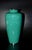 A large masterpiece of Ando Jubei wireless cloisonné vase at exceptional height of 10". In his signature green enamel,...