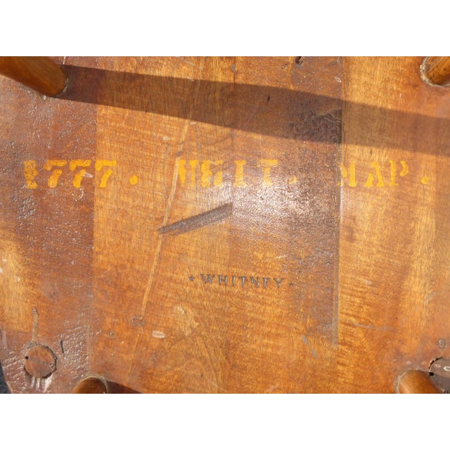 Vintage Mid Century Modern Whitney Spindle Accent Side Chair For Sale - Image 9 of 11