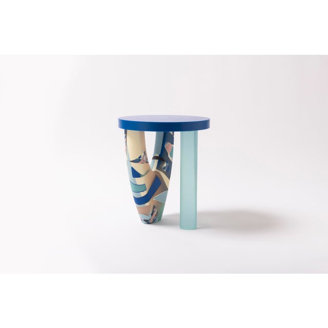 Abstract Sea Stack Side Table by Elise Graham For Sale - Image 3 of 6