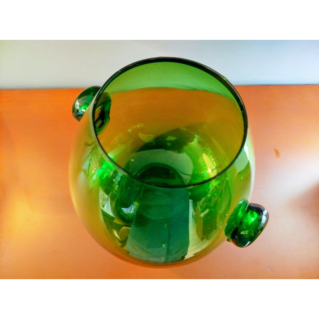 Hand-Blown Glass Punch Bowl, Spain, 1960s, Set of 2 For Sale - Image 6 of 9